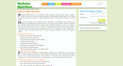 Desktop Screenshot of holisticnutrition.com