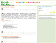 Tablet Screenshot of holisticnutrition.com